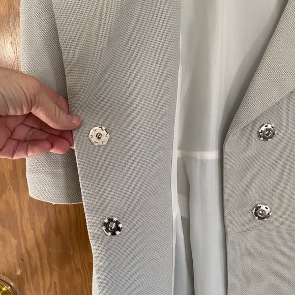 Marni pale gray/cream, linen jacket - lined - Picture 8 of 10